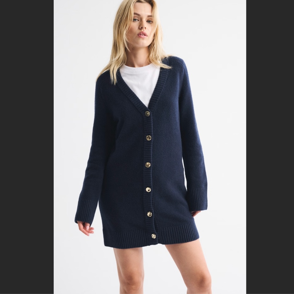 AF Long-Sleeve Cardigan Mini Sweater XS